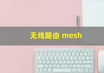 无线路由 mesh